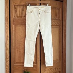 Anthropologie White Skinny Jeans